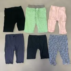 キッズボトムスセット 100cm 6点　レギンス　ズボン