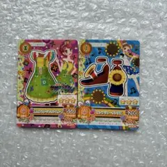 アイカツ　レトロフラワージャンパースカート　サンフラワーサンダル