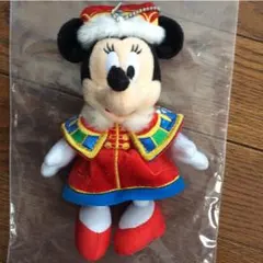 TDL クリスマス2013 ミニーマウス ぬいぐるみバッジ ぬいば