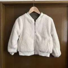 《土日限定お値下げ・月 発送》ikka リバーシブル ボンバージャケット 120