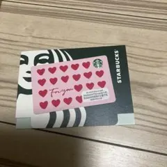 スターバックス カード バレンタイン 2025 pin未削り スタバ