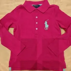 POLO RALPH LAUREN 長袖ポロシャツ ピンク