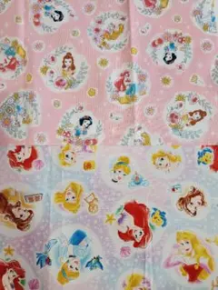プリンセス生地ハギレ