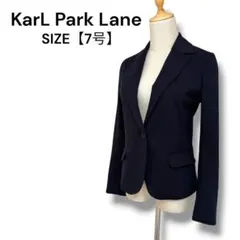 KarL Park Lane テーラードジャケット ネイビー 7号 通勤 仕事のサムネイル