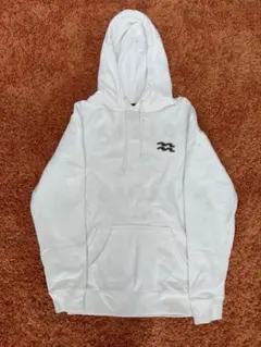 BILLABONG ホワイト フード付きパーカー M