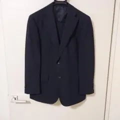 メンズ ビジネススーツセット ダークネイビー　春夏　クリーニング済　洋服の青山のサムネイル