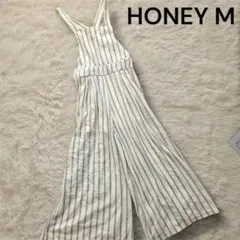 【HONEY M（ハニーミー）】 レディース ストライプサロペット Mのサムネイル
