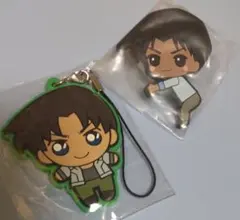 名探偵コナン　服部平次　平次　ラバスト　ラバークリップ　２点セット