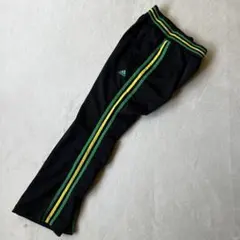 adidas アディダス レディースM ジャージ パンツ ズボン 黒ブラック