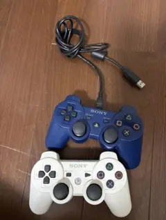 PS3コントローラー2個 DUALSHOCK3 USBケーブル　ジャンク
