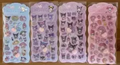 ハローキティなどのおしりぷにぷにキャラクターシール 4シートセット