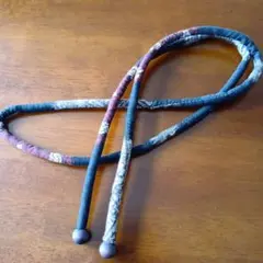 帯締め　多色デザイン 木製飾り付き　丸くげ