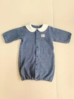 ネイビー 襟付き2wayオール