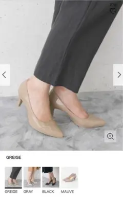 VANAMO プレーンエナメルパンプス