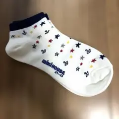 ミキハウス 靴下 子ども用21-23cm アンクル丈