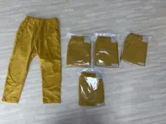 まとめ売り　5枚セット　GU サマナルパンツ 110 イエロー