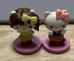 チョコエッグ　ハローキティ令和アイドル風&指ハート