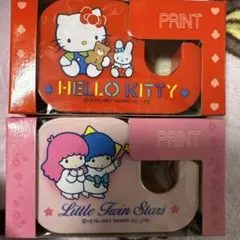 ハローキティ・リトルツインスターズ セロハン粘着テープ