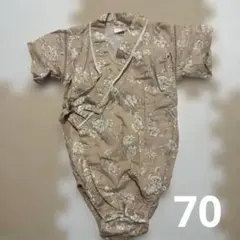 tete a tete ベビー甚平 ロンパース 70cm