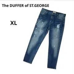 ♥美品♥DUFFER ガムストレッチデニム XL WEB限定 現行　ダメージ加工のサムネイル