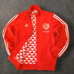 希少【adidas】00s カサブランカ トラックジャケット 赤 サイズO XL