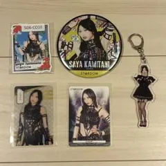 上谷沙弥 スターダム アクリルキーホルダー 缶バッジ トレカ STARDOM