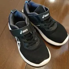 asics ブラック スニーカー21cm