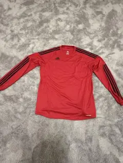 adidas 赤 長袖 GKシャツ