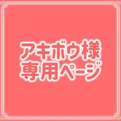 アキボウ(プロフ読んで下さい)様 リクエスト 3点 まとめ商品 300円割引