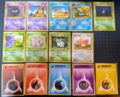 ポケモンカード キョウのメタモン 旧裏 キラ エネルギー e まとめ売り 15枚 ポケモンカード キョウのメタモン 旧裏 キラ エネルギー e まとめ売り