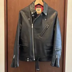 佐*司様 レザーライダースジャケット 黒