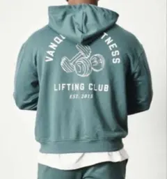 VANQUISH FITNESS パーカー モスグリーン Lサイズ