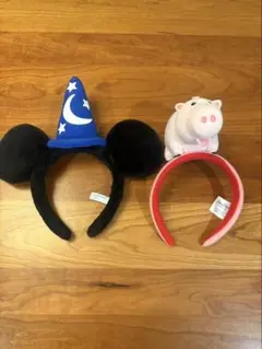 ディズニーカチューシャ2点セット ミッキー ソーサラーハット／ハムトイストーリー