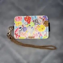 ディズニーカラフルステッカー パスケース