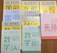 【書き込みあり】2026 共通テスト対策 実力完成 直前演習 5科目セット