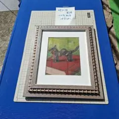 ちぎらまりこさん　原画　作家さん　貼り絵　　切り絵　ちぎり絵　ハチワレ猫 ちぎらまりこさん 原画 作家さん 貼り絵 切り絵 ちぎり絵 ハチワレ猫