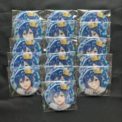 プロセカ KAITO グリッター缶バッジ 40C 特典 ワールドリンク 35点