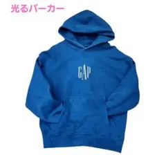 90s y2k GAP リフレクター 両面 パーカー スウェット 激レア　光る