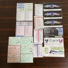 JR　マルス券　小田急　特急券　電車　鉄道　時刻表　乗車券袋　横浜市営地下鉄