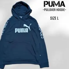 puma プーマ　パーカー フーディー プルオーバー　Ｌサイズ　ブラック　メンズ