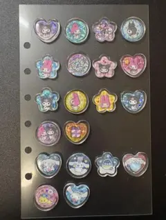 サンリオ　マイメロ　クロミ　シナモン　おはじきシール　ボンボンドロップシール