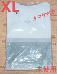 【サンキュー ⑧ オマケ付き 】 GU ポンチクルーネック Tシャツ ホワイト