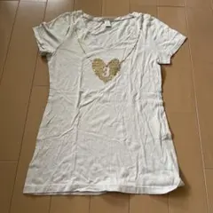 ワールド　スパンコール付きTシャツ