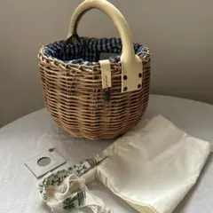 フォクシー ハンプトンバスケット カゴバッグ ポーチつき - メルカリ