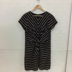 値下◎6.15◎A286◎ニッセン◎半袖ひざ丈ワンピース◎ボーダー◎Lのサムネイル