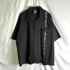 1990s Havanera レーヨン混オープンカラーシャツ キューバシャツ
