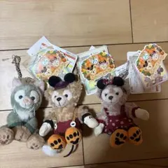 2015ハロウィン限定ぬいぐるみストラップダッフィーシェリーメイ　ディズニーシ