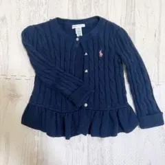 Ralph Lauren ネイビー カーディガン 24M