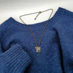 GOLDY ゴールディ ネックレス メッセージプレート バード モチーフ