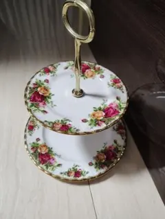 Royal Albert オールドカントリーローズ 2段ケーキスタンドのサムネイル